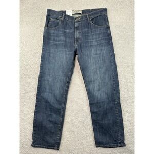 Wrangler Authentics Jeans Mens 36x30 Classic 5 Pocket Regular Fit Blue Denim NWT